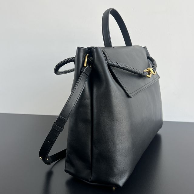 BV original calfskin large ciao ciao bag 826195 black