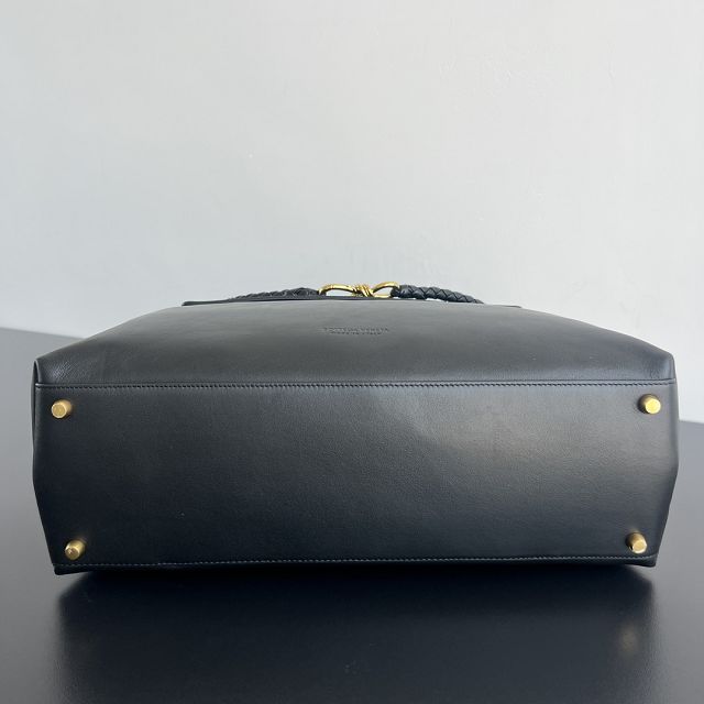 BV original calfskin large ciao ciao bag 826195 black