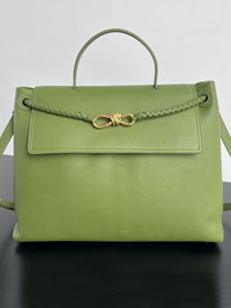 BV original calfskin large ciao ciao bag 826195 matcha
