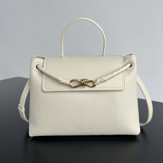 BV original calfskin medium ciao ciao bag 817231 sea salt