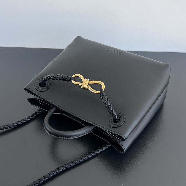 BV original calfskin small andiamo bag 810213 black