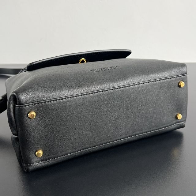 BV original calfskin small ciao ciao bag 835835 black