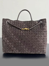 BV original suede large andiamo 743575 fondant