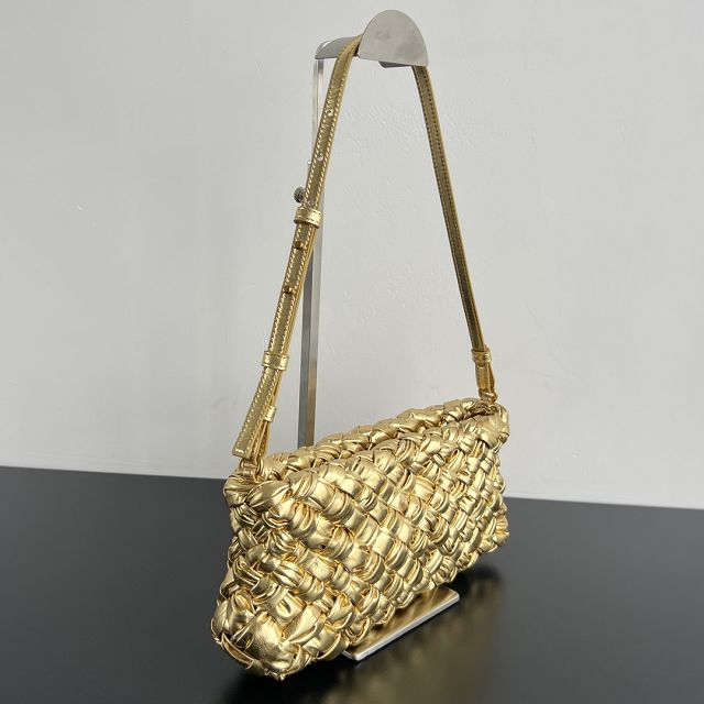 BV original calfskin cha-cha shoulder bag 785780 gold