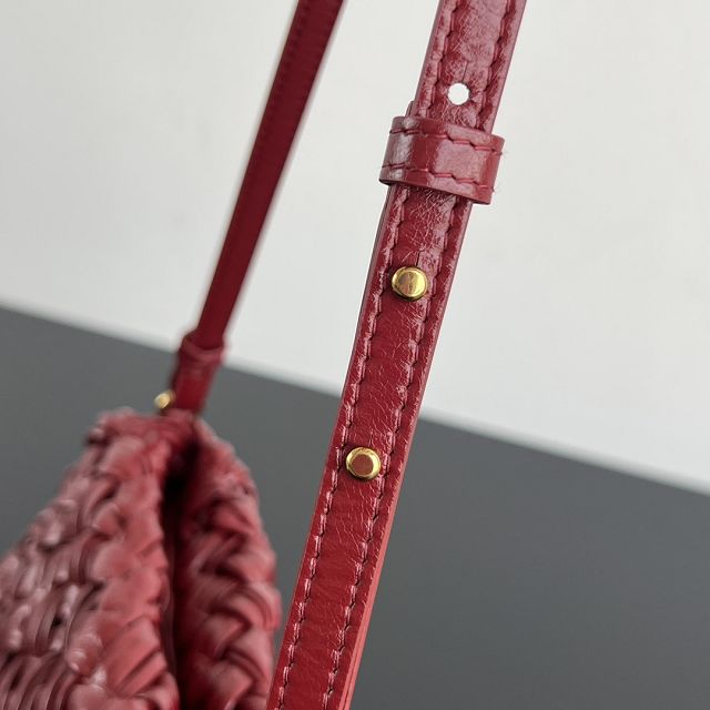 BV original calfskin cha-cha shoulder bag 785780 red
