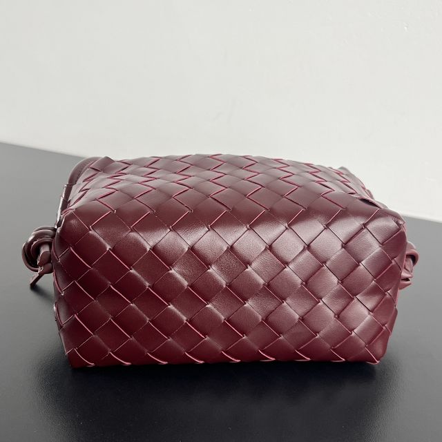 BV original lambskin loop top handle bag 796615 barolo