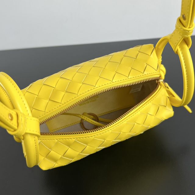 BV original lambskin loop top handle bag 796615 sulfur