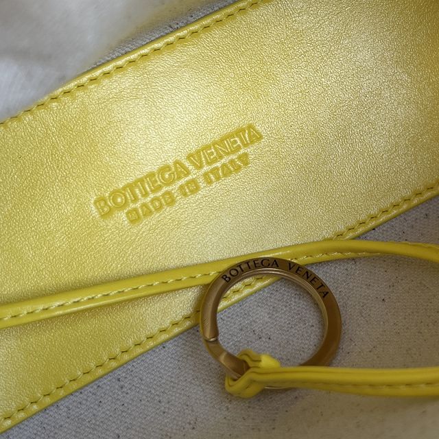 BV original lambskin loop top handle bag 796615 sulfur