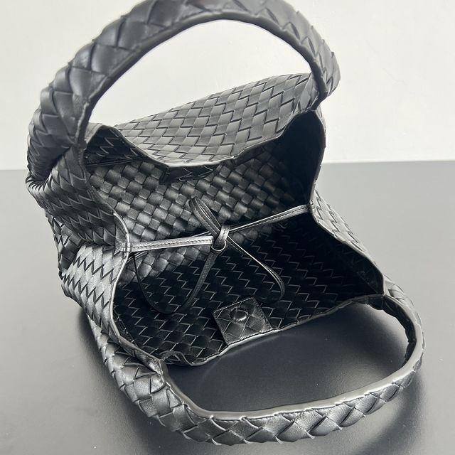 BV original lambskin medium campana bag 844249 black