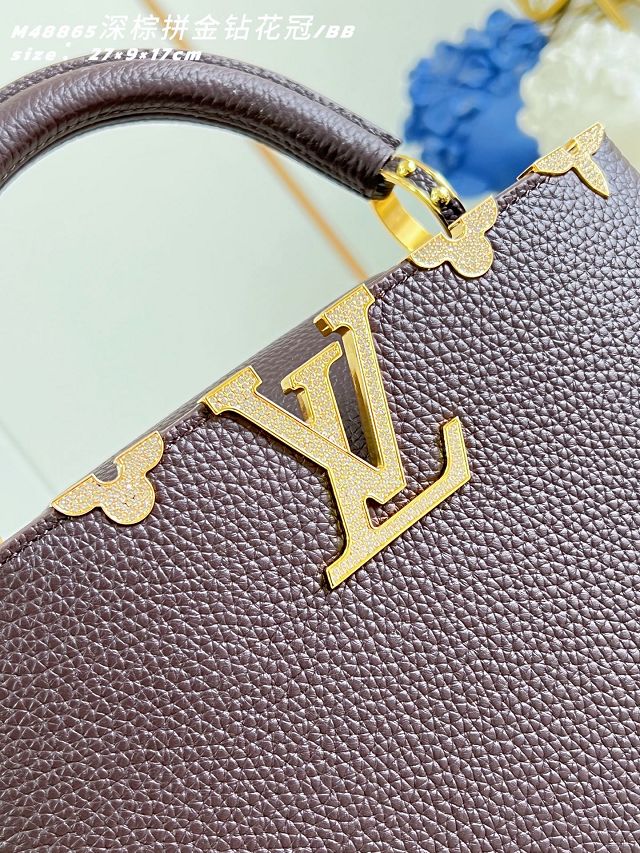 Louis vuitton original calfskin capucines BB M25404 datewood