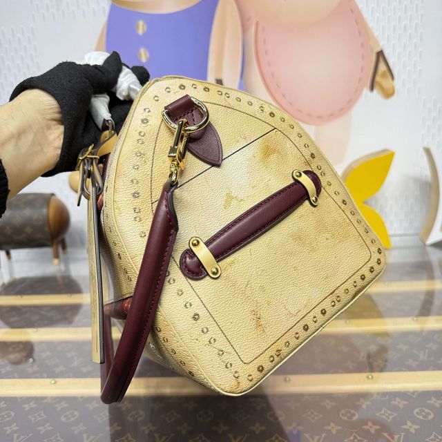 Louis vuitton original canvas speedy soft 30 M28149 beige