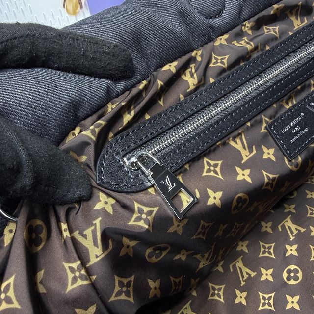 Louis vuitton original denim neverfull Inside out MM M26364 black