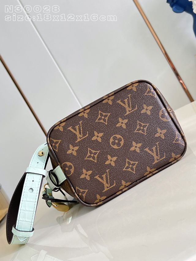 Louis vuitton original monogram canvas all In BB M30028 green