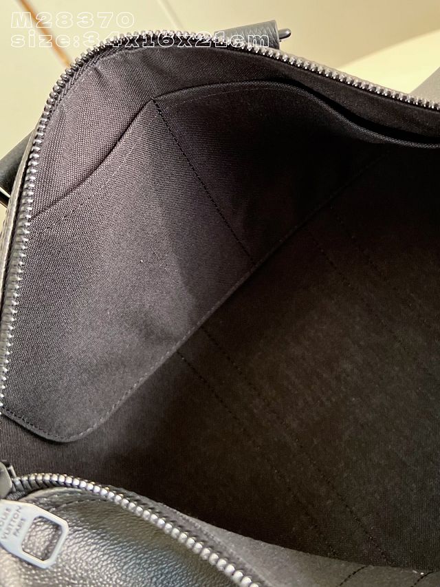 Louis vuitton original monogram eclipse keepall 35 M28370 black