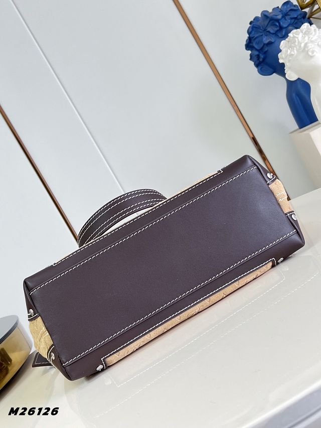 Louis vuitton original monogram suede metis bag M26126 beige