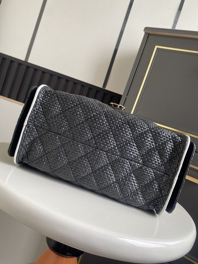 CC original raffia 25 small handbag AS5293 black