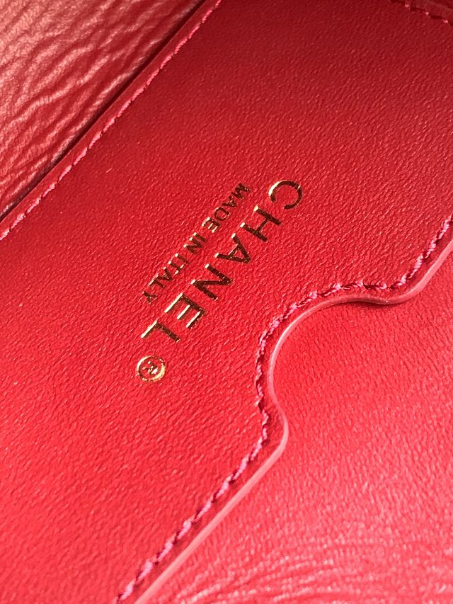 CC original lambskin shoulder bag AS6045 bordeaux