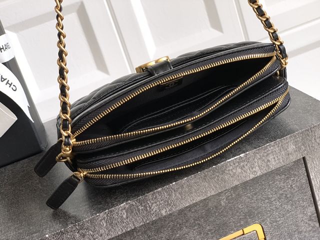 CC original lambskin vanity with chain AP4670 black