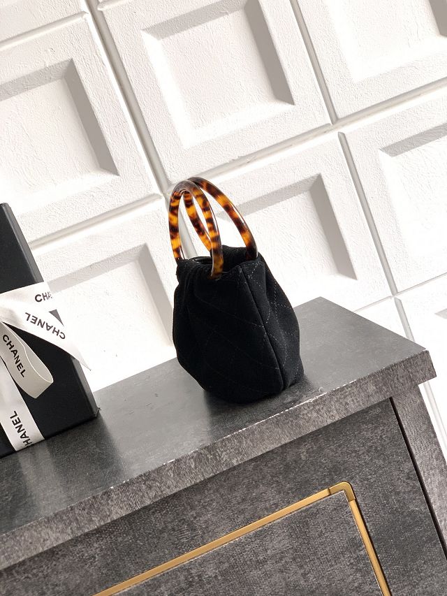 CC original suede calfskin mini pouch AP4981 black