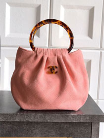 CC original suede calfskin small hobo bag AS6022 pink
