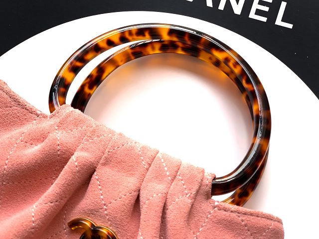 CC original suede calfskin small hobo bag AS6022 pink