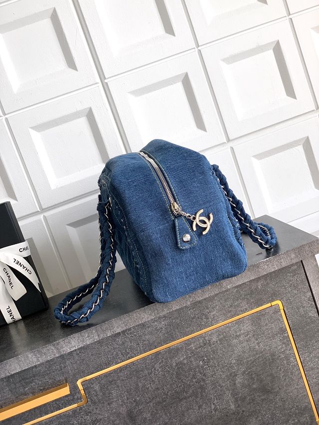 CC original denim medium bowling bag AS2181 blue