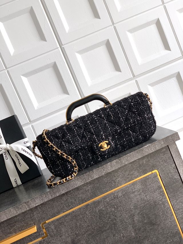 CC original tweed clutch AS5807 black