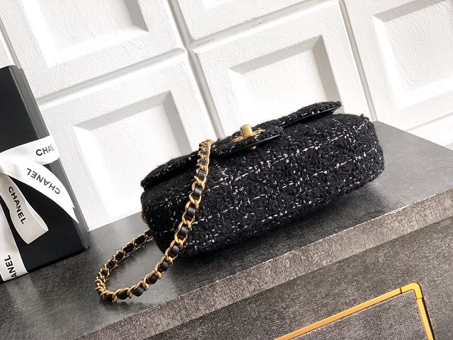 CC original tweed small clutch AS5805 black
