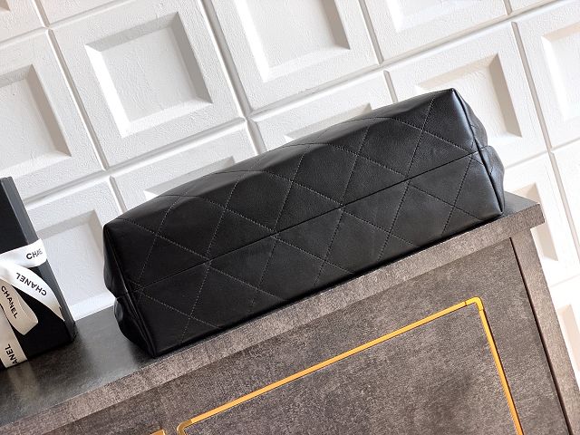 CC original calfskin maxi hobo bag AS6016 black