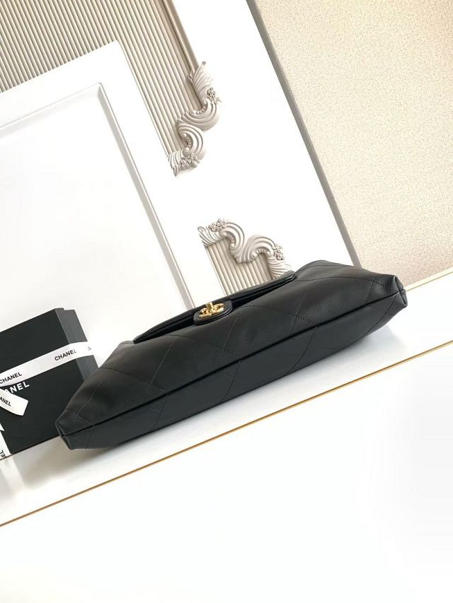 CC original calfskin medium hobo bag AS5834 black