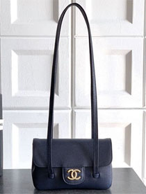 CC original grained calfskin clutch AP5068 dark blue