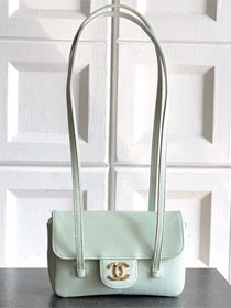 CC original grained calfskin clutch AP5068 green