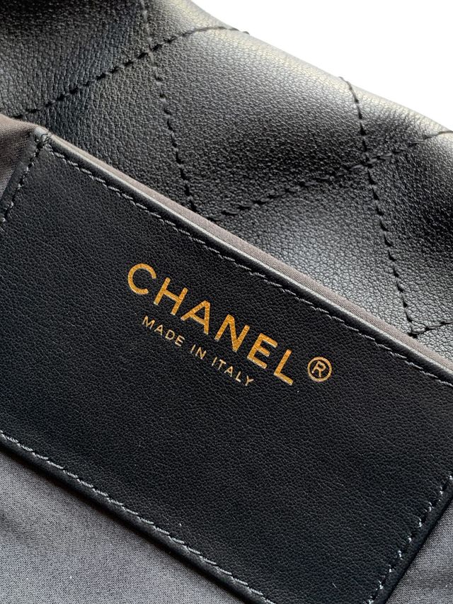 CC original calfskin large hobo bag AS5967 black