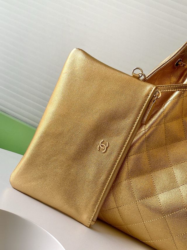 CC original grained calfskin 25 medium handbag AS5311 gold
