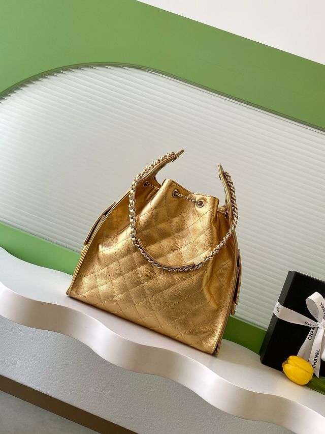 CC original grained calfskin 25 medium handbag AS5311 gold