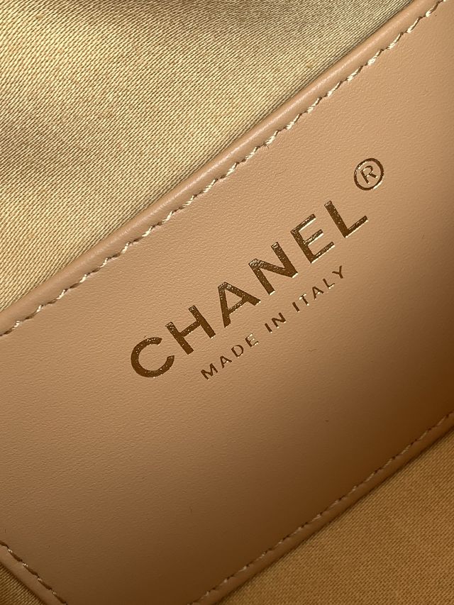 CC original grained calfskin 25 mini handbag AS5631 gold