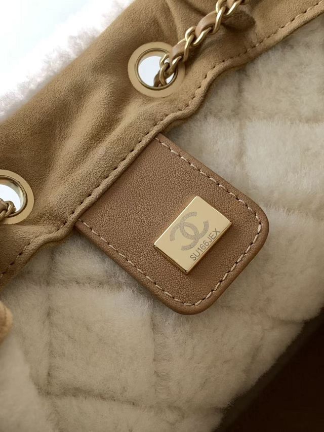 CC original lambskin 25 medium handbag AS5311 apricot