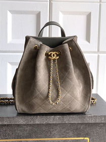 CC original suede calfskin 25 backpack AS5600 grey