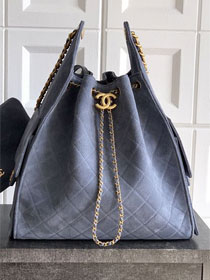 CC original suede calfskin 25 medium handbag AS5311 blue