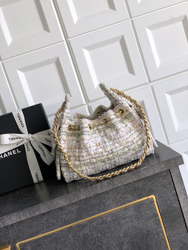 CC original tweed 25 mini handbag AS5631 white