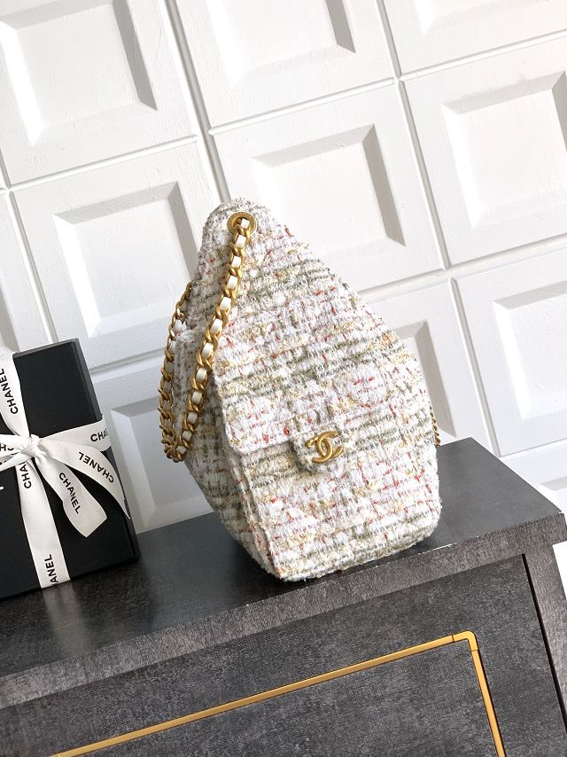 CC original tweed 25 small handbag AS5293 white