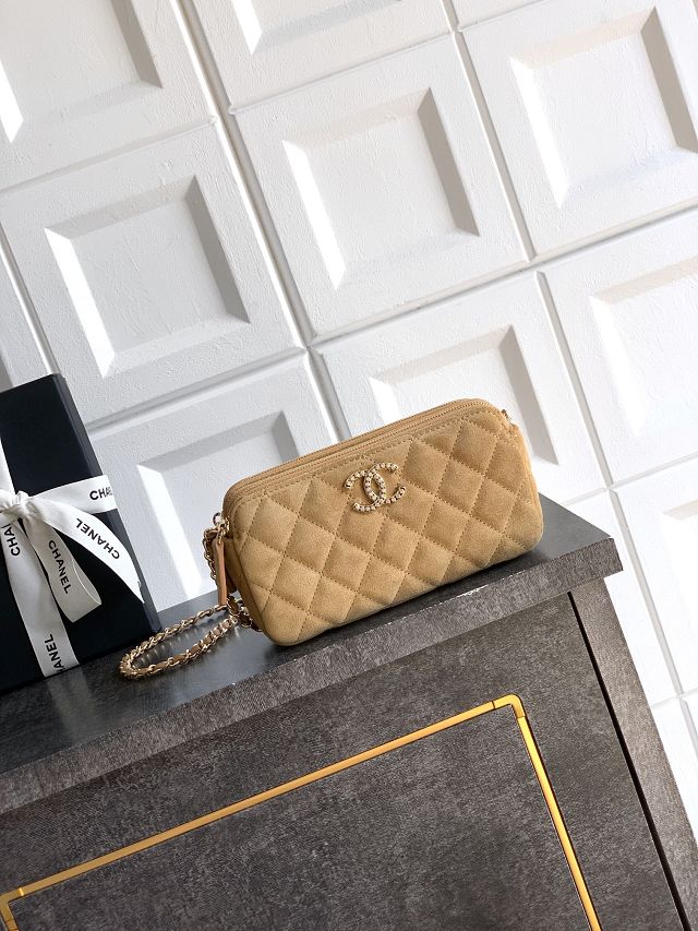 CC original grained calfskin vanity with chain AP4670 