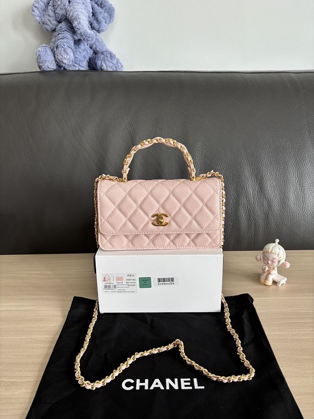 CC original grained calfskin wallet on chain AP4936 