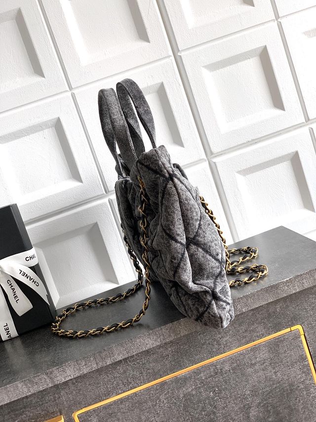 CC original denim large handbag AS5851 black