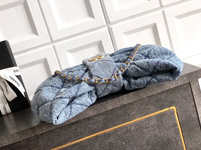 CC original denim large handbag AS5851 blue