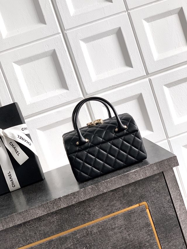 CC original lambskin jewelry case AP5027 black