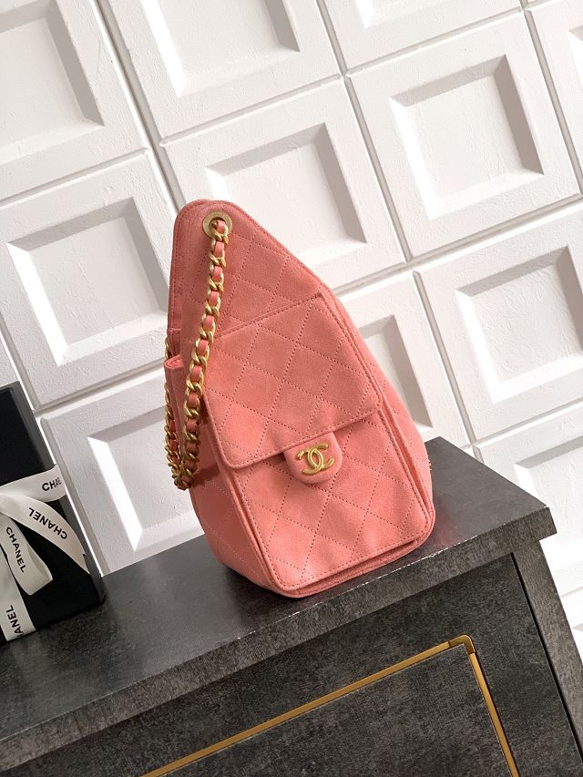CC original suede calfskin 25 small handbag AS5293 pink