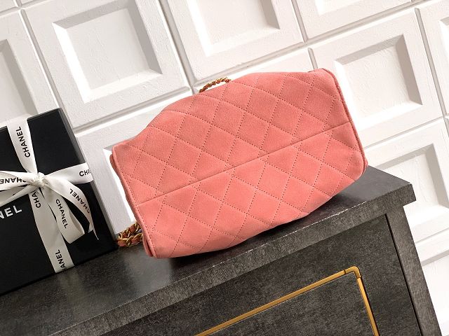 CC original suede calfskin 25 small handbag AS5293 pink