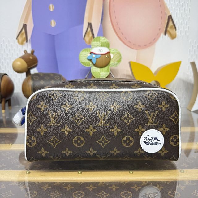 Louis vuitton original monogram canvas dopp kit pouch M28371