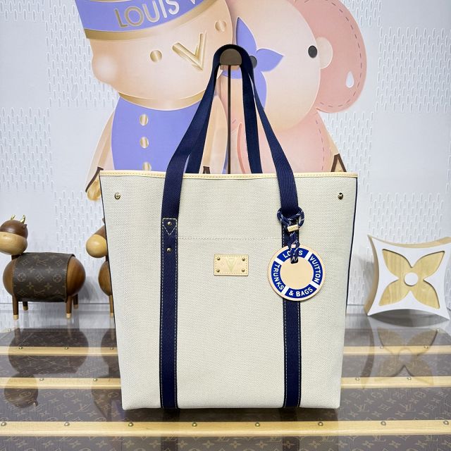 Louis vuitton original cotton escale bag M28503 ocean blue